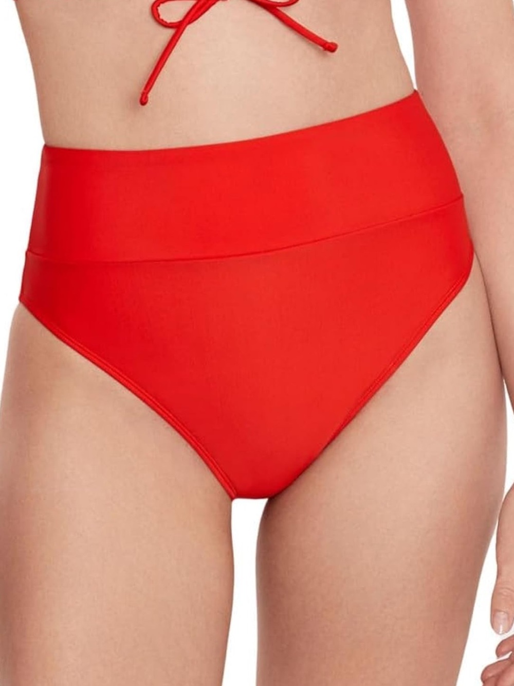 Salt + Cove Women's High-Waist Swim Bottoms (Vermillion)